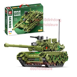 Lắp ráp xếp hình xe tank xe tăng hạng nhẹ type 99 203108