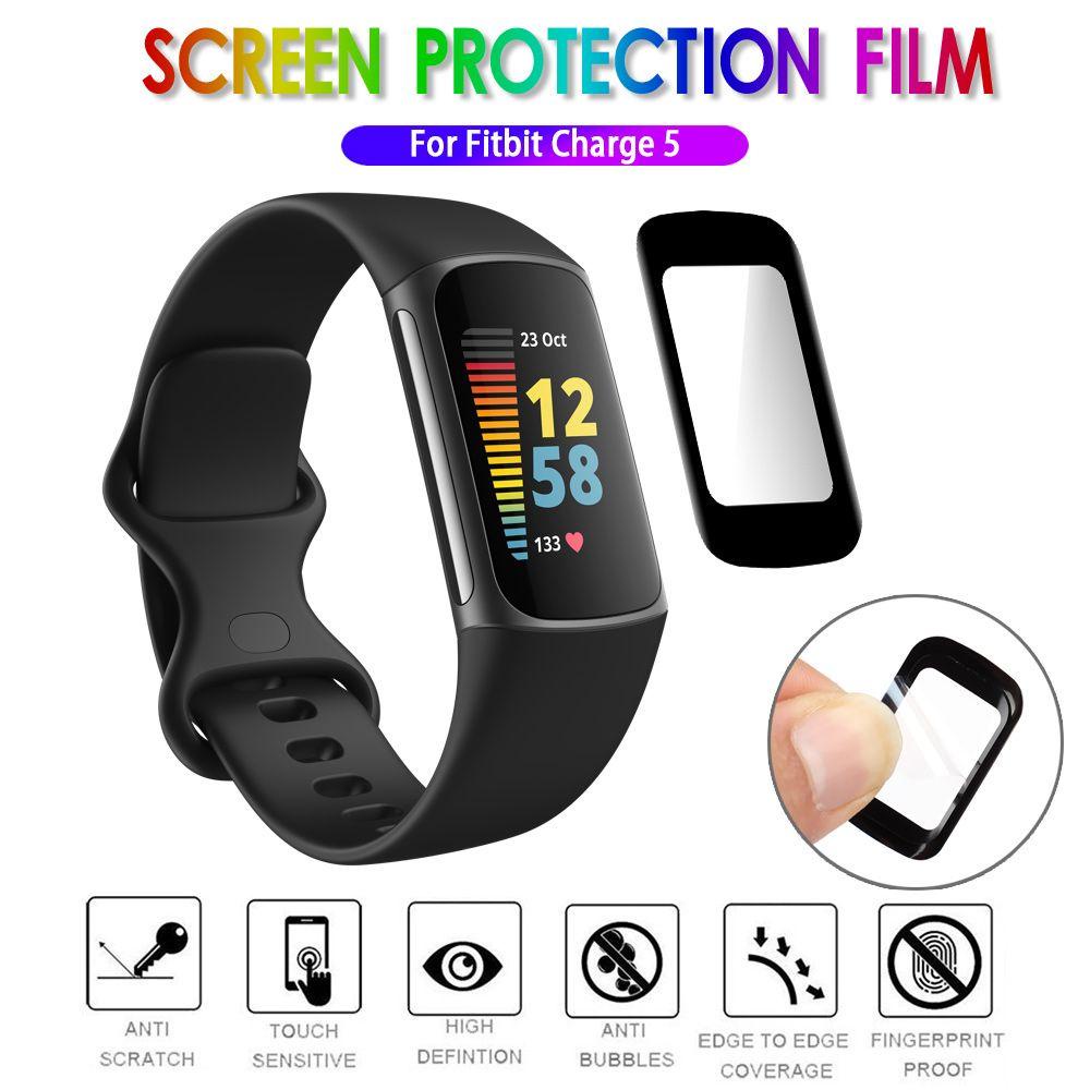 BTLIMER Miếng Dán 3D Bảo Vệ Màn Hình Chống Trầy Cho Đồng Hồ Thông Minh Fitbit Charge 5