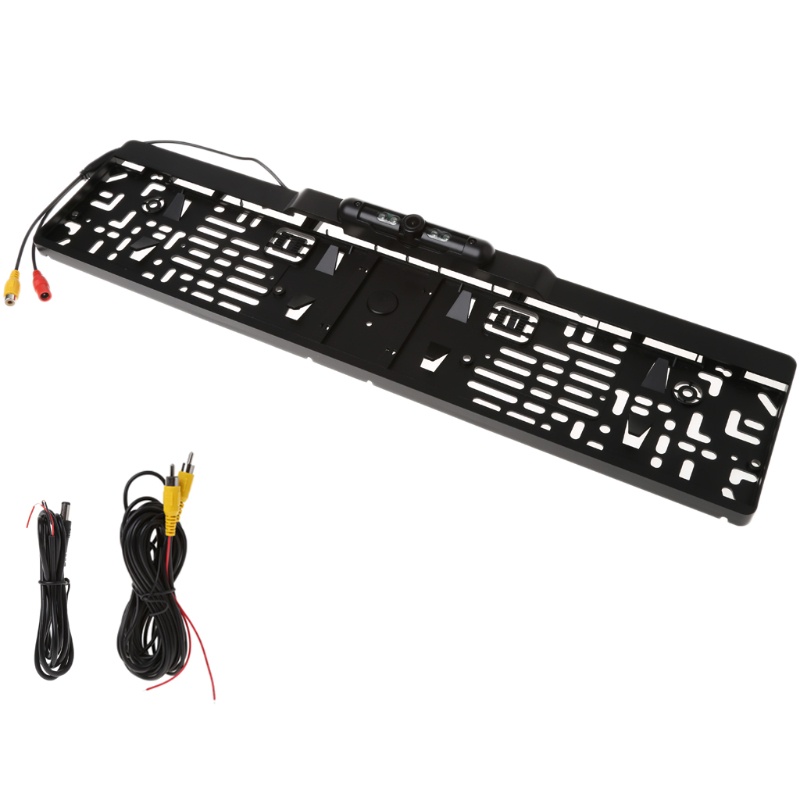 Bộ Khung Biển Số Xe Chống Nước Kèm Camera Và Đèn LED Nhìn Ban Đêm Cho Xe Hơi