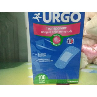 Hộp 100 băng cá nhân Urgo trong