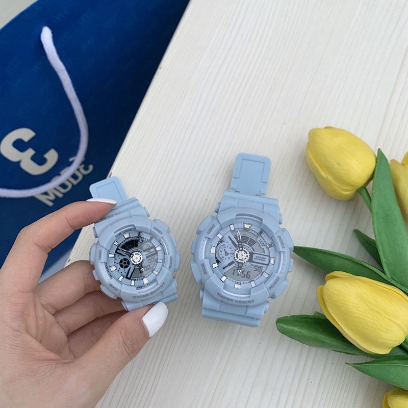 Đồng Hồ Đeo Tay Kỳ Lân Màu Tím Khoai Môn Phong Cách Mori Thể Thao Đơn Giản Dành Cho Nữ Sinh Trung Học