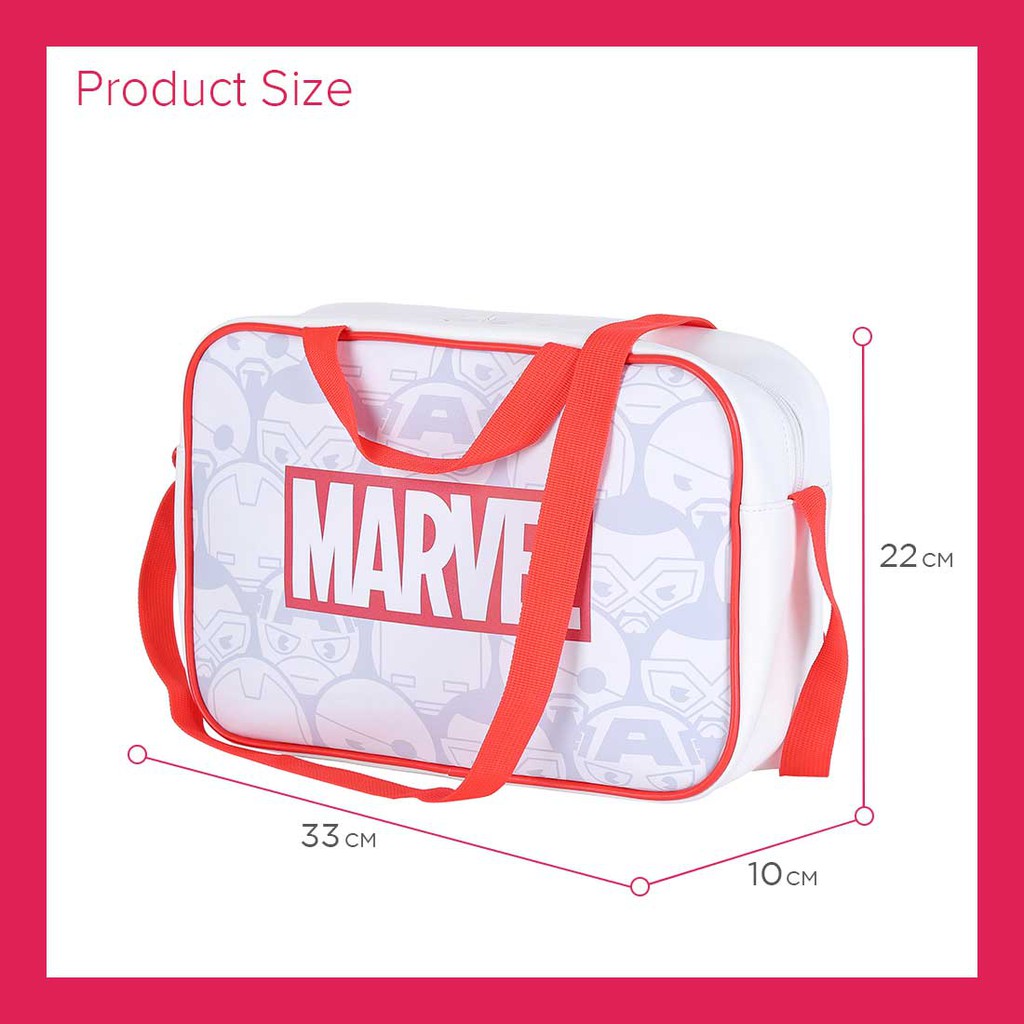 Túi đeo chéo Miniso Marvel 274g (Nhiều màu) - Hàng chính hãng