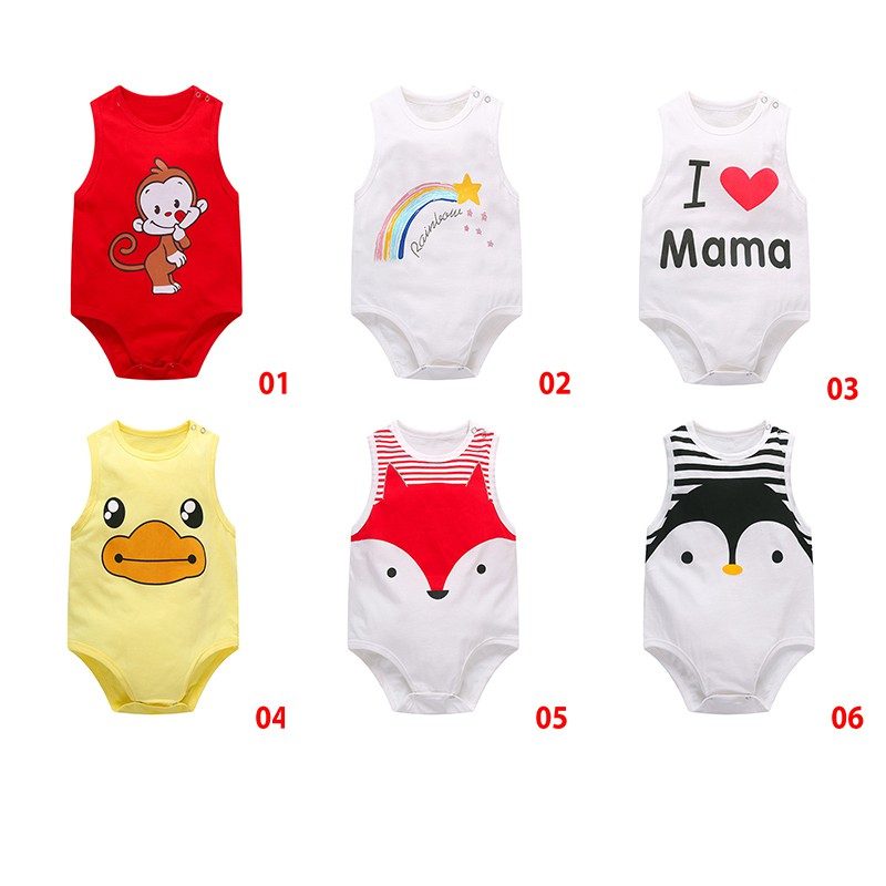 Bodysuit cotton cho bé Hàng Xuất Nhật (Được chọn mẫu) TTS186