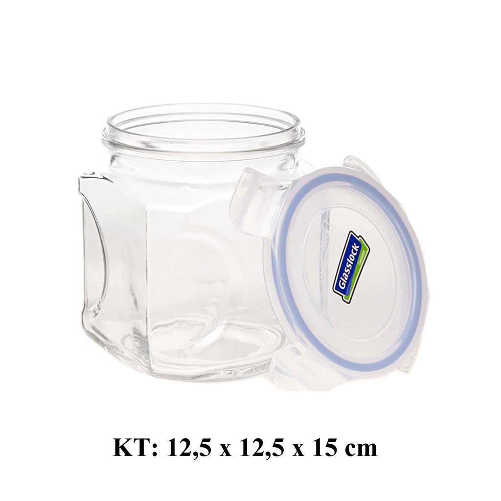 Hũ đựng thủy tinh GLASSLOCK 1500ml IP591