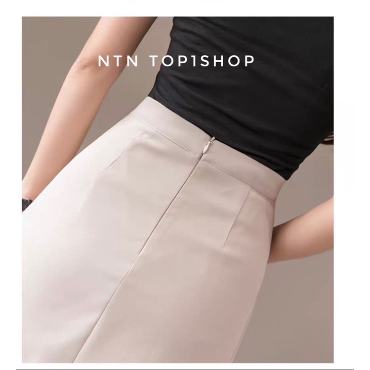 [ nhập mã NTN SHOP giảm tối đa 50k đơn 600k] Chân váy Chữ A xẻ Tà đùi Shop NTN. | BigBuy360 - bigbuy360.vn