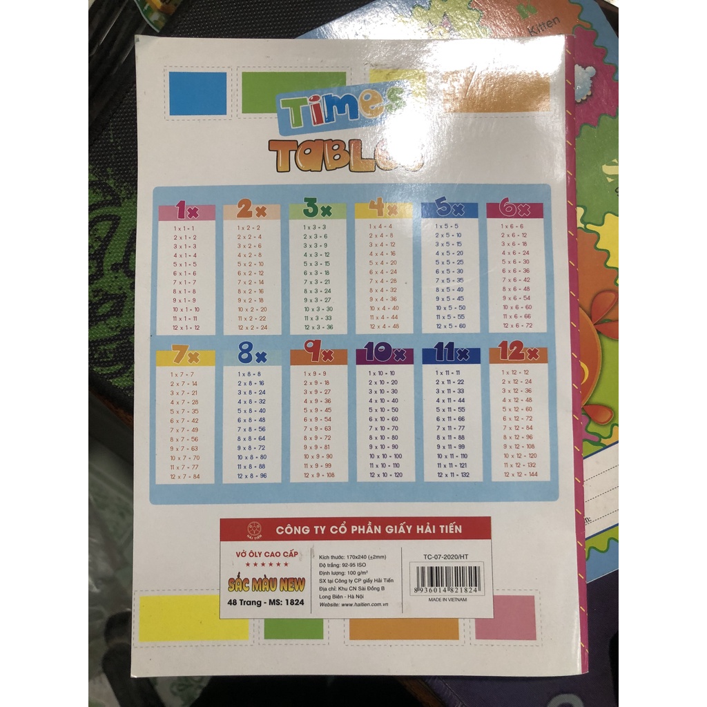 Vở 4 Ôly 48 - 80 Trang Sắc Màu Hải Tiến