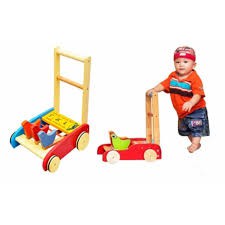 Xe tập đi bằng gỗ cho bé