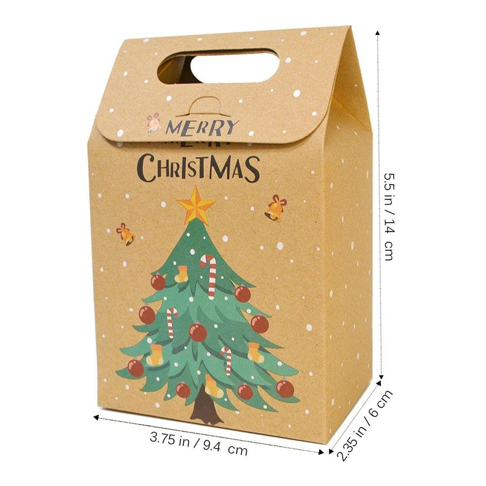Bộ 24 Hộp Giấy Đựng Bánh Kẹo Giáng Sinh DIY