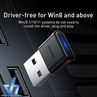 USB Bluetooth 5.0 tốc độ cao Baseus BA04 Bluetooth Receiver- HSHOP