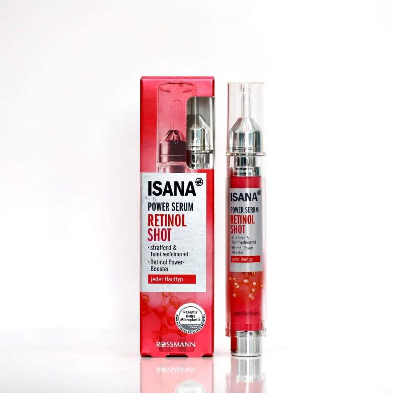 Hàng Đức Siêu serum tái tạo làn da, chống lão hoá Isana Power Serum Retinol Shot.