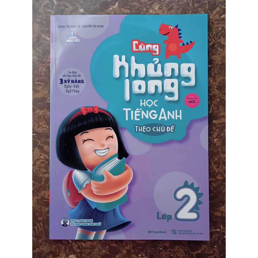 Sách - Cùng Khủng Long Học Tiếng Anh Theo Chủ Đề Lớp 2