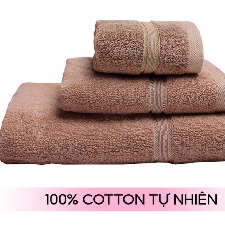 Khăn mặt cao cấp 30x50cm 100% cotton siêu thấm hút, không sổ lông, không phai màu- KHĂN BÔNG BẢO KHÁNH