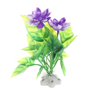 Cây hoa sen giả trang trí bể cá