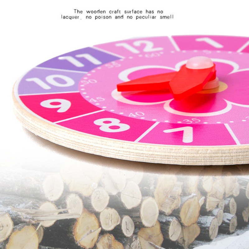 Đồ Chơi Đồng Hồ Giúp Giáo Dục Sớm Theo Phương Pháp Montessori Dành Cho Trẻ Em
