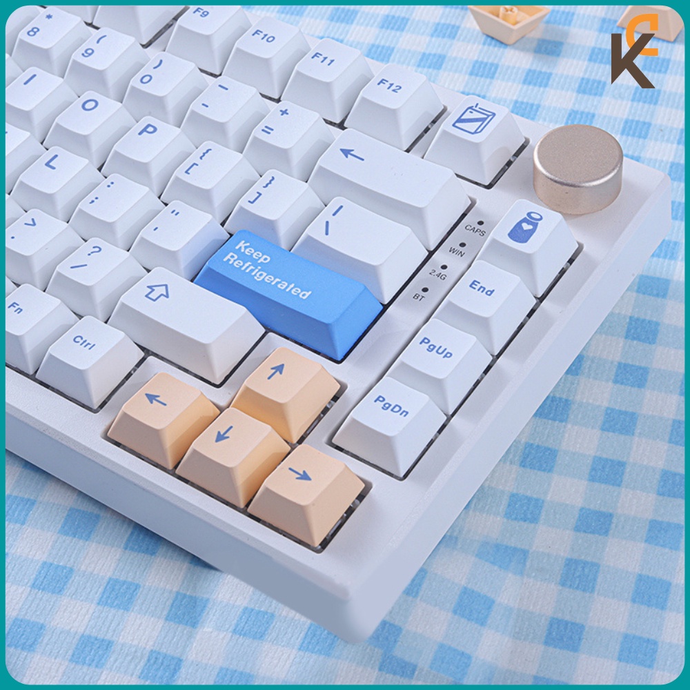 Keycap Soyamilk PBT Cherry Profile Dành Cho Bàn Phím Cơ - Giao Bằng Túi ZIP