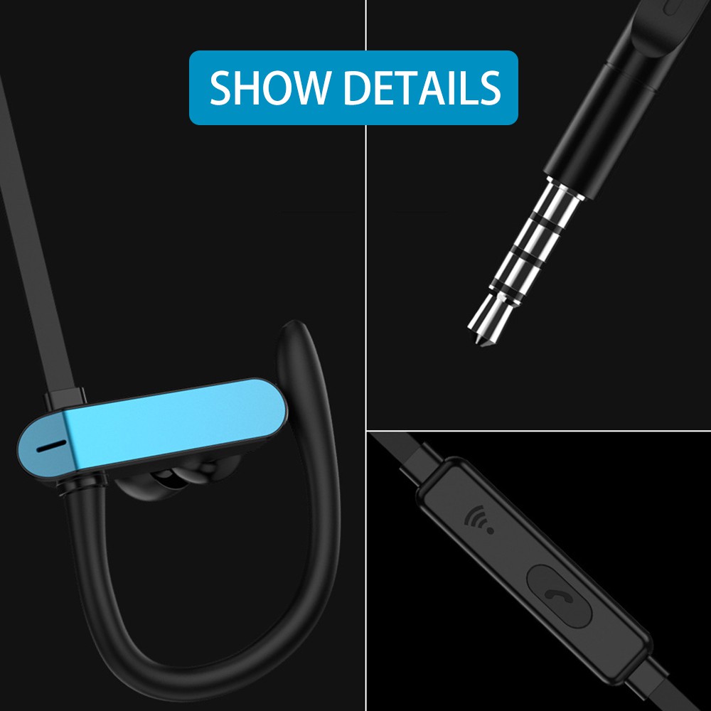 Tai Nghe Treo Vành Tai Có Dây Chống Rơi