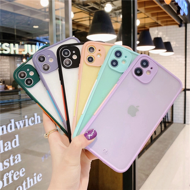 Ốp lưng Đường viền tương phản cho iPhone 11 / Pro / Max X Xs Max XR