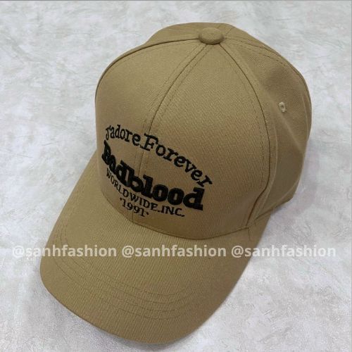 Mũ lưỡi trai thêu chữ Badblood Nón kết chất kaki cao cấp thời trang form unisex nam nữ_ SÀNH FASHION