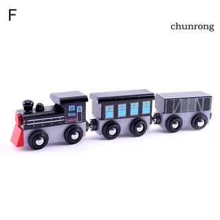Set 3 Xe Lửa Đồ Chơi Bằng Gỗ Có Nam Châm Cho Bé