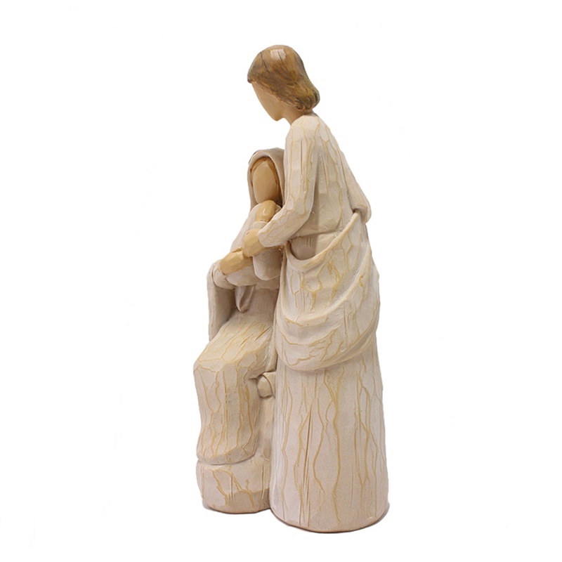 Mô Hình Tượng Chúa Jesus Mary Joseph Catholic Trang Trí Nhà Cửa