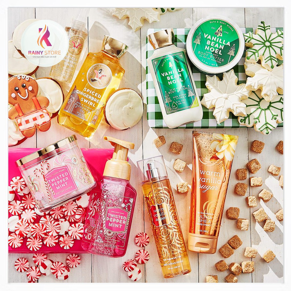 Xịt thơm toàn thân Bath & Body Works Warm Vanilla Sugar 236ml | BigBuy360 - bigbuy360.vn