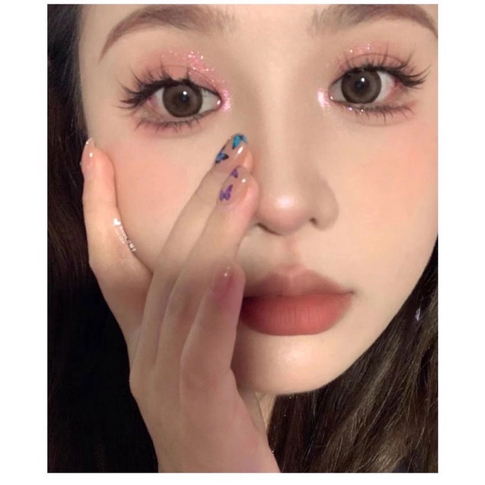 Mi giả không gân Mewlig sợi lông chồn siêu đẹp hot tik tik dùng trong trang điểm chuyên nghiệp và cá nhân tặng keo gắn