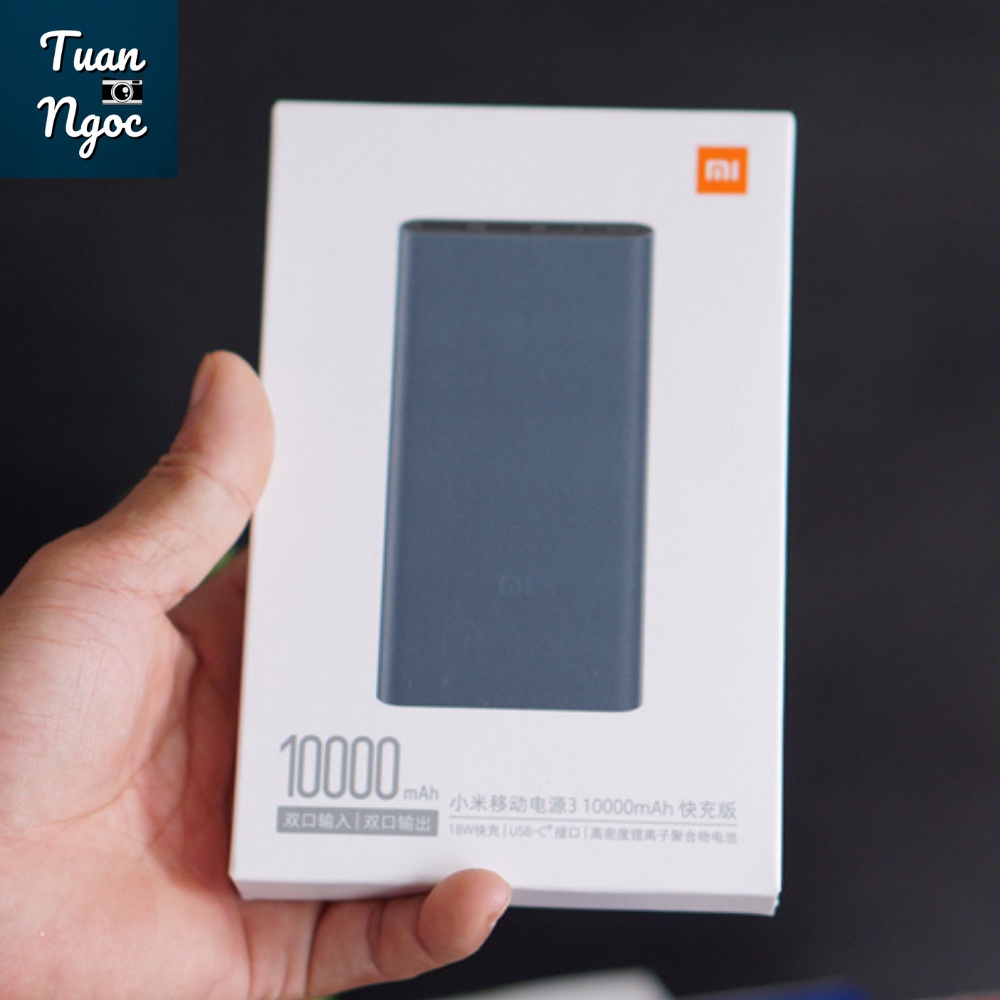 [Freeship] Sạc Dự Phòng Xiaomi Gen 3 10.000mah, Sạc Dự Phòng Xiaomi Mini