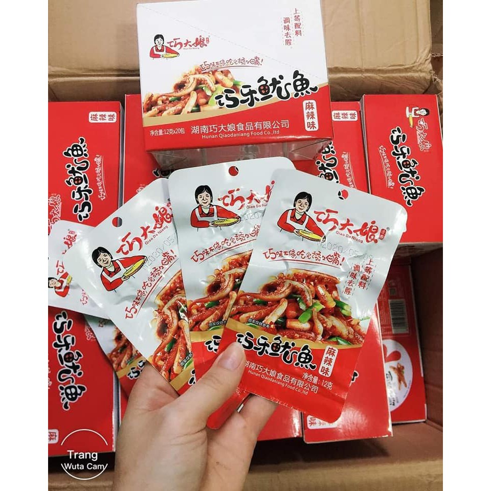 10 Gói Râu Mực Cay Tứ Xuyên