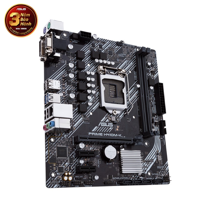 Bo mạch chủ - Mainboard Asus Prime H410M-K (Intel H410, Socket 1200, M-ATX, 2 Khe RAM DDR4) - linhkienpcgiatot