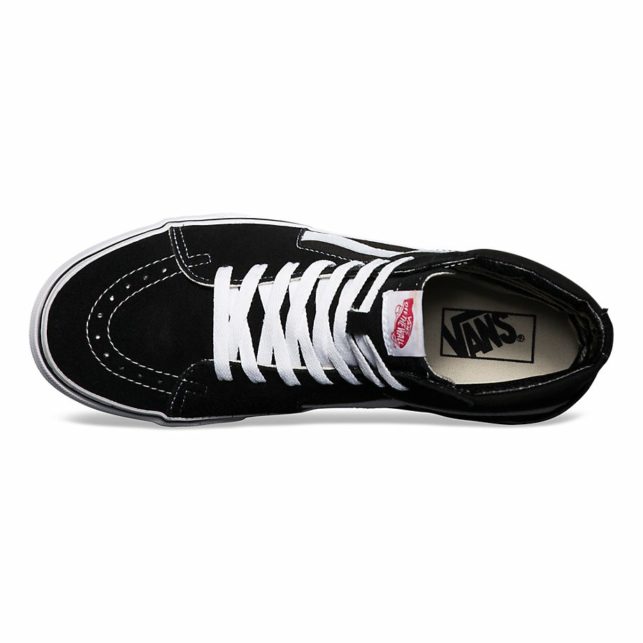 Giày Sneaker [REAL] Vans-SK8-Hi-Black-VN000D5IB8C