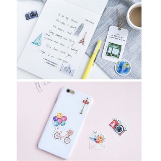 Set 46 nhãn dán trang trí sổ tay