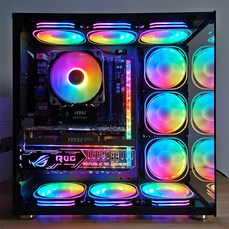 Quạt Tản Nhiệt RGB - Fan Case Coolmoon Siêu Đẹp Hiệu Năng Cao