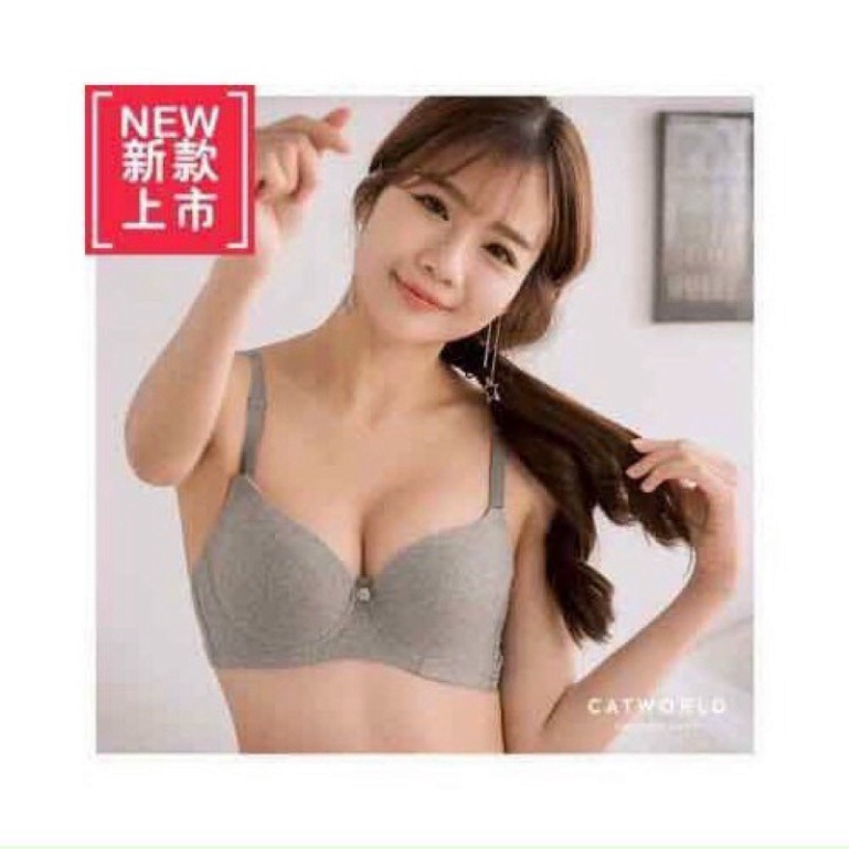 Áo Ngực Cotton Mút Mỏng,Có Gọng-Áo Lót Nữ Quả Nhỏ Hổ Trợ Gom Ngực,Tạo Khe