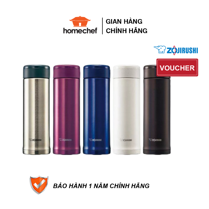 Bình giữ nhiệt inox cao cấp Zojirushi 500ml, an toàn sức khỏe, hàng chính hãng, thương hiệu Nhật Bản SM-AGE50