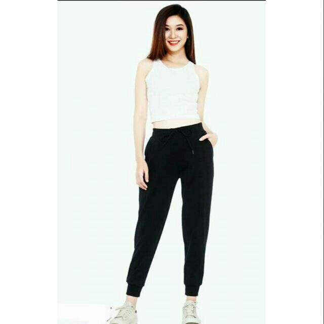 Quần jogger chất len tăm
