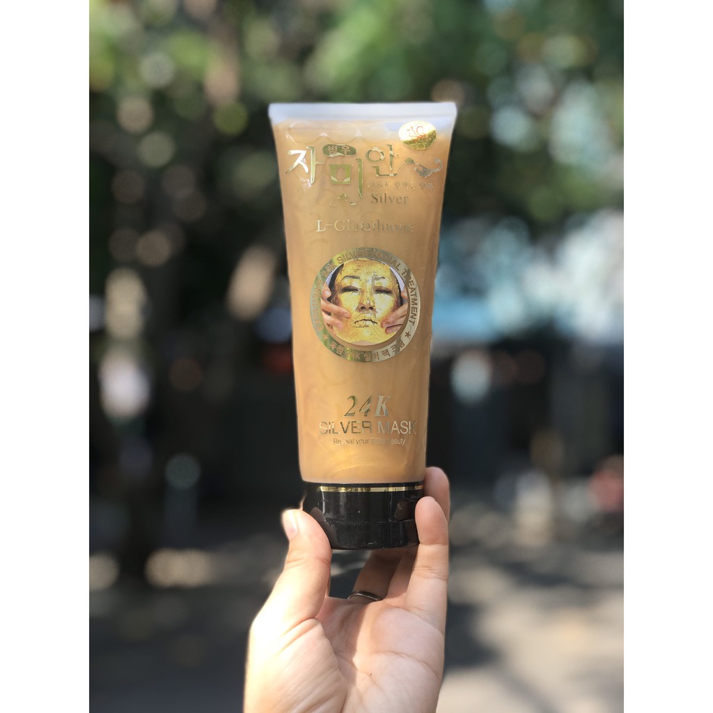 Mặt nạ gel lột trắng da dát vàng 24k Hàn Quốc - Gold Mask L-Glutathione