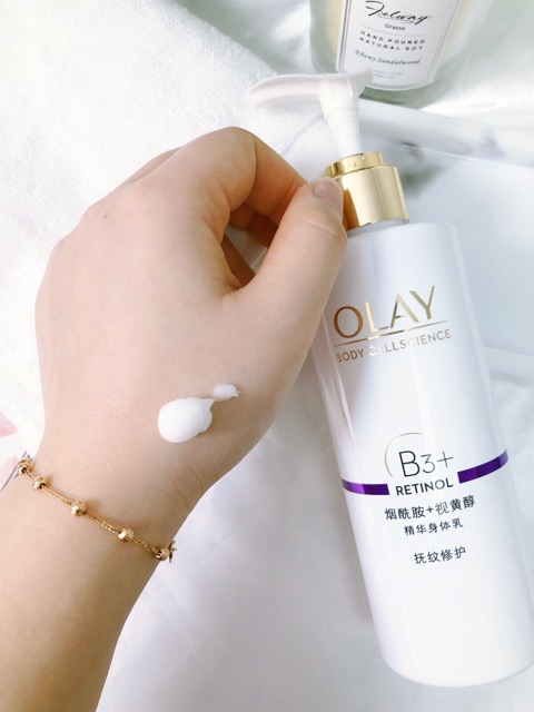 sữa tắm+Dưỡng thể Olay retinol ( sẵn)