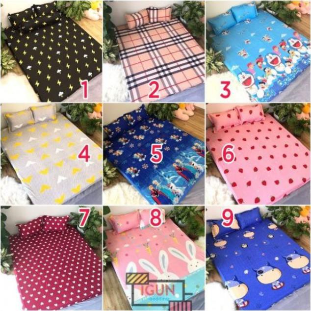 Xả kho giá sốc Bộ ga gối cotton poly m6/m8 được chọn mẫu tùy ý ga gối poly