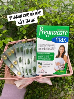 Vitamin bầu Anh Pregnacare max
