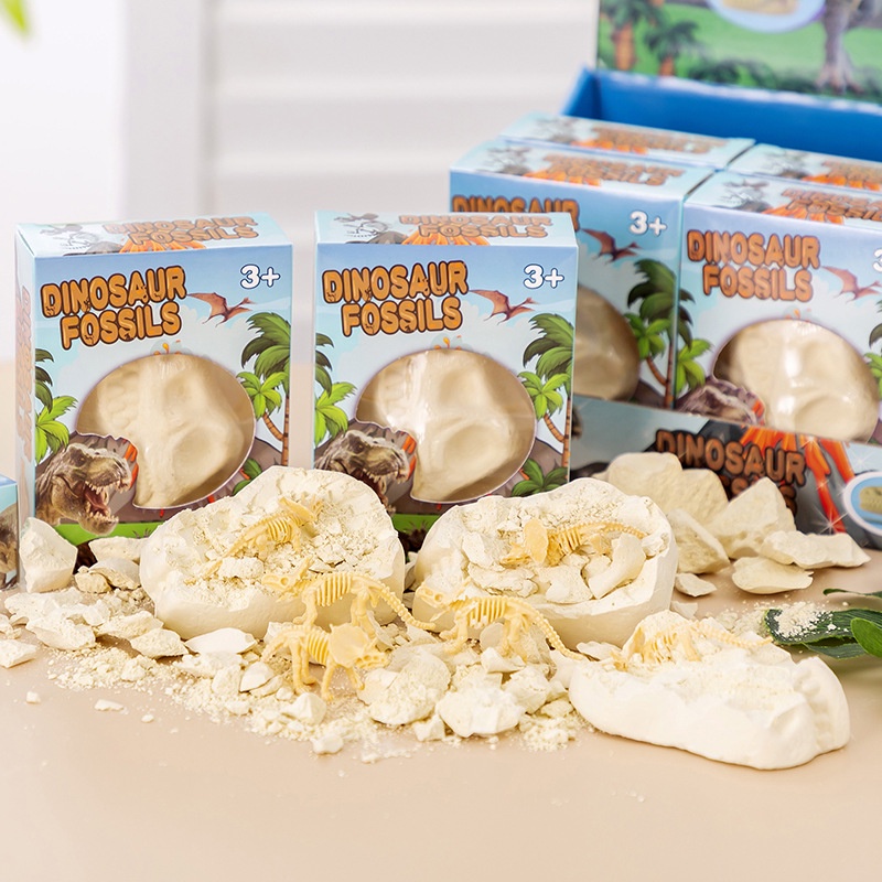 Mô Hình Trứng Khủng Long Hóa Thạch Xương Khủng Long DIY Cho Bé