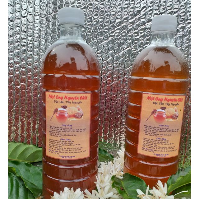 MẬT ONG 2 lít mật ong nguyên chất hoa cà phê đaklak ( hoàn tiền nếu không đúng mô tả ) mật ong thiên nhiên cà phê.
