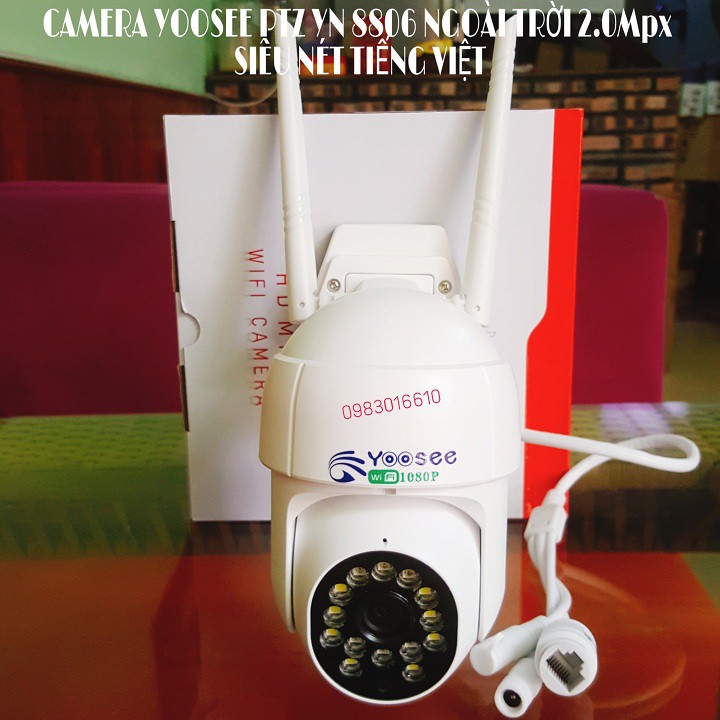 Camera yoosee Ptz 15led 5.0Mpx siêu nét, đàm thoại 2 chiều, có màu ban đêm | WebRaoVat - webraovat.net.vn