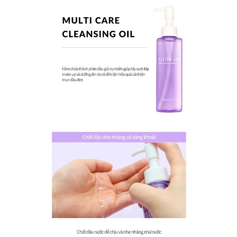 SISTERANN Multi Care Cleansing Oil 150ml