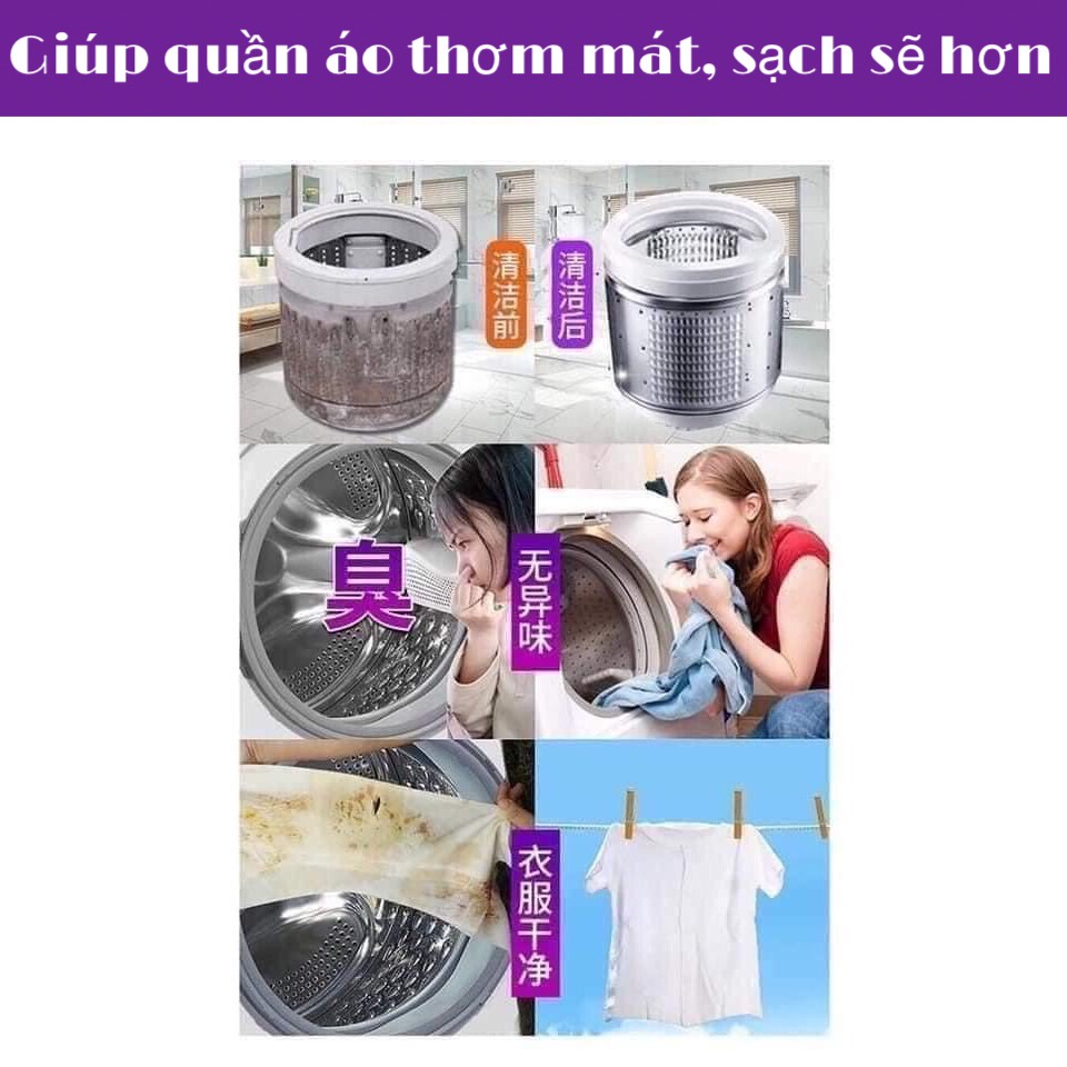 Bột tẩy vệ sinh lồng máy giặt  - Gói 450gram