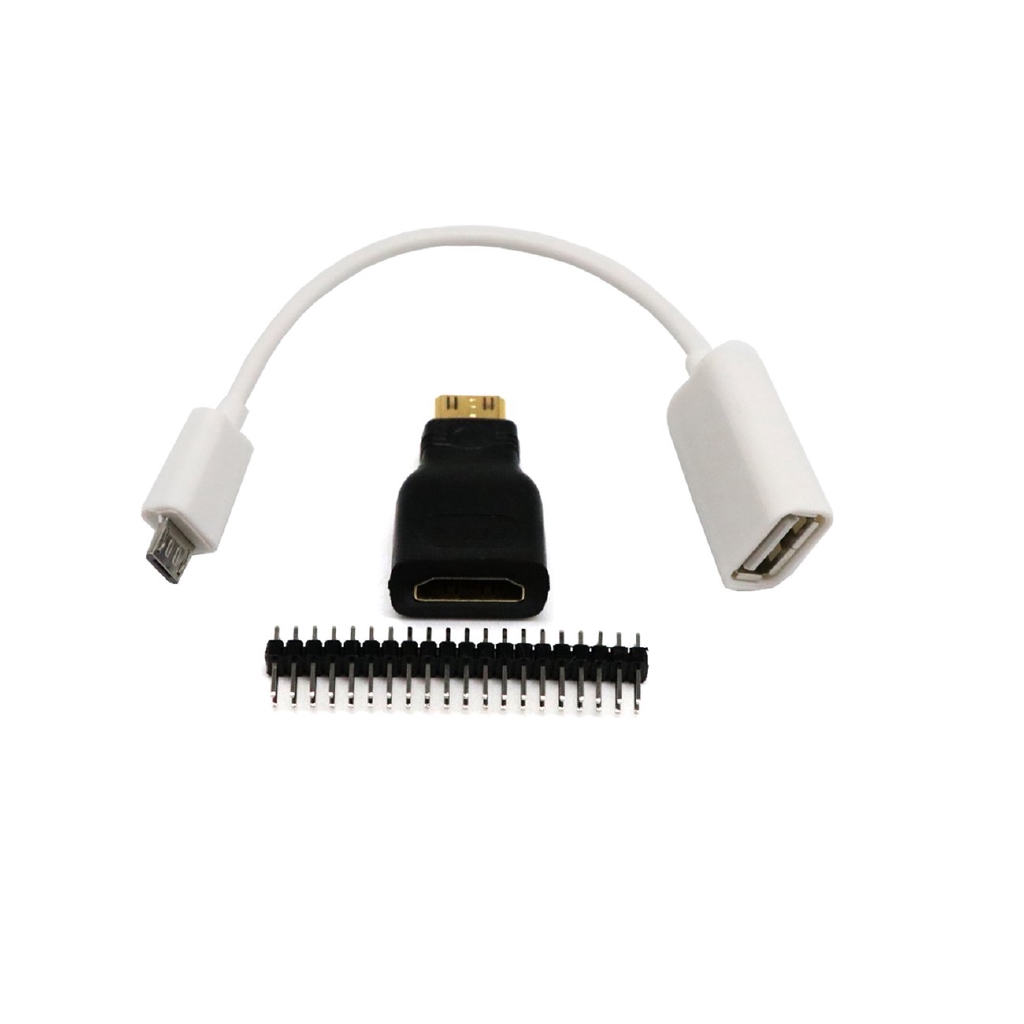 A 3In1 For Raspberry Pi Zero Adapter Kit Mini-Hdmi To Hdmi Micro Usb-Usb Female