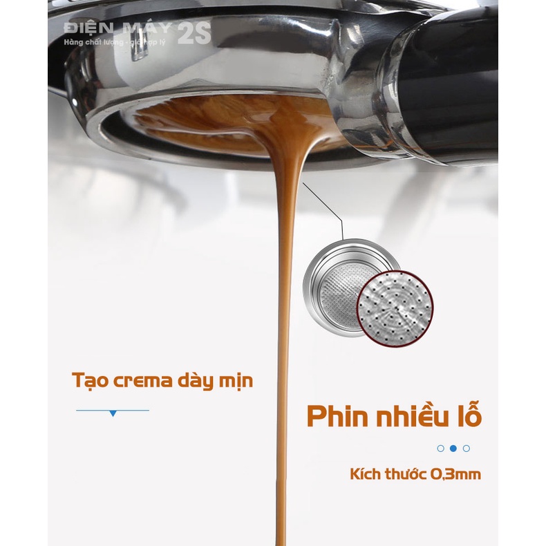 [HCM-Hàng sẵn]Máy Pha Cà Phê Gemilai CRM 3005E sử dụng cho quán cafe nhỏ, gđ, văn phòng ,Bảo hành 12 tháng, Giá tốt 2023