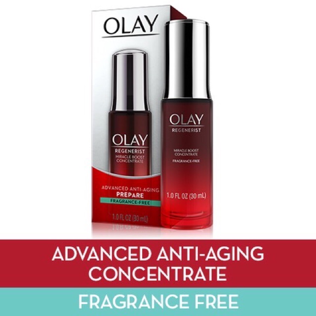 Serum Dưỡng Ẩm Chống Nhăn Da Olay Regenerist Miracle Boost Concentrate 30ml Nhập Khẩu USA