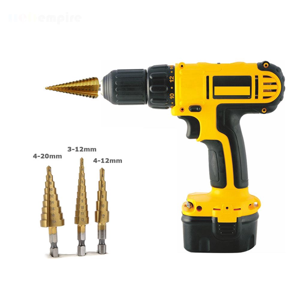 Bộ 3 Mũi Khoan Thép Titan 4241