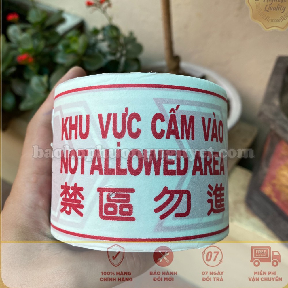 băng rào cảnh báo, cuộn rào công trình khu vực cấm 🚫