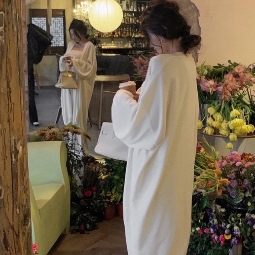 Áo khoác cardigan ZHELIHANGFEI dệt kim dáng rộng chống nắng thời trang cao cấp